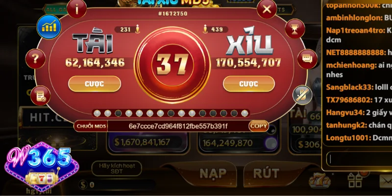 Công cụ chơi Tài Xỉu B52