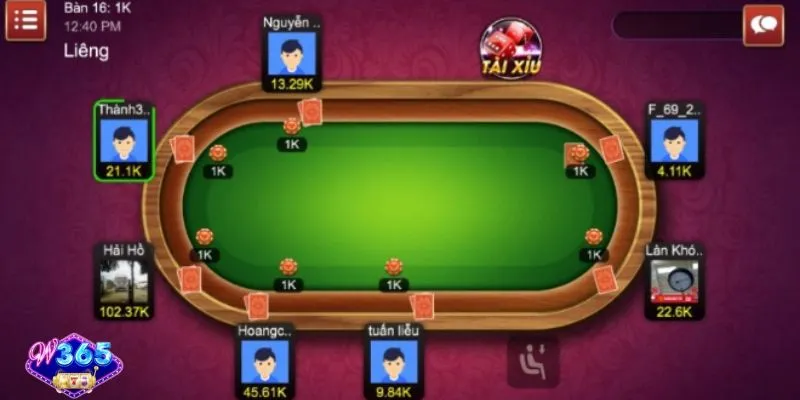 Quan sát đối thủ để đánh Liêng W365 hiệu quả